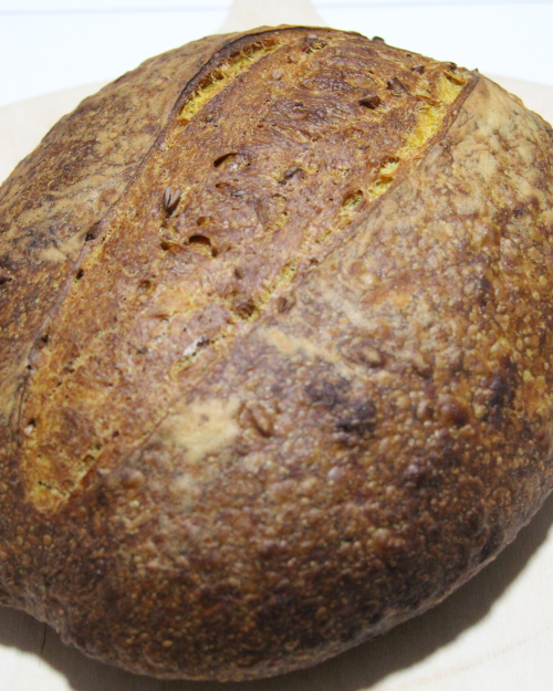 Cuscuma, semillas de girasol y miel